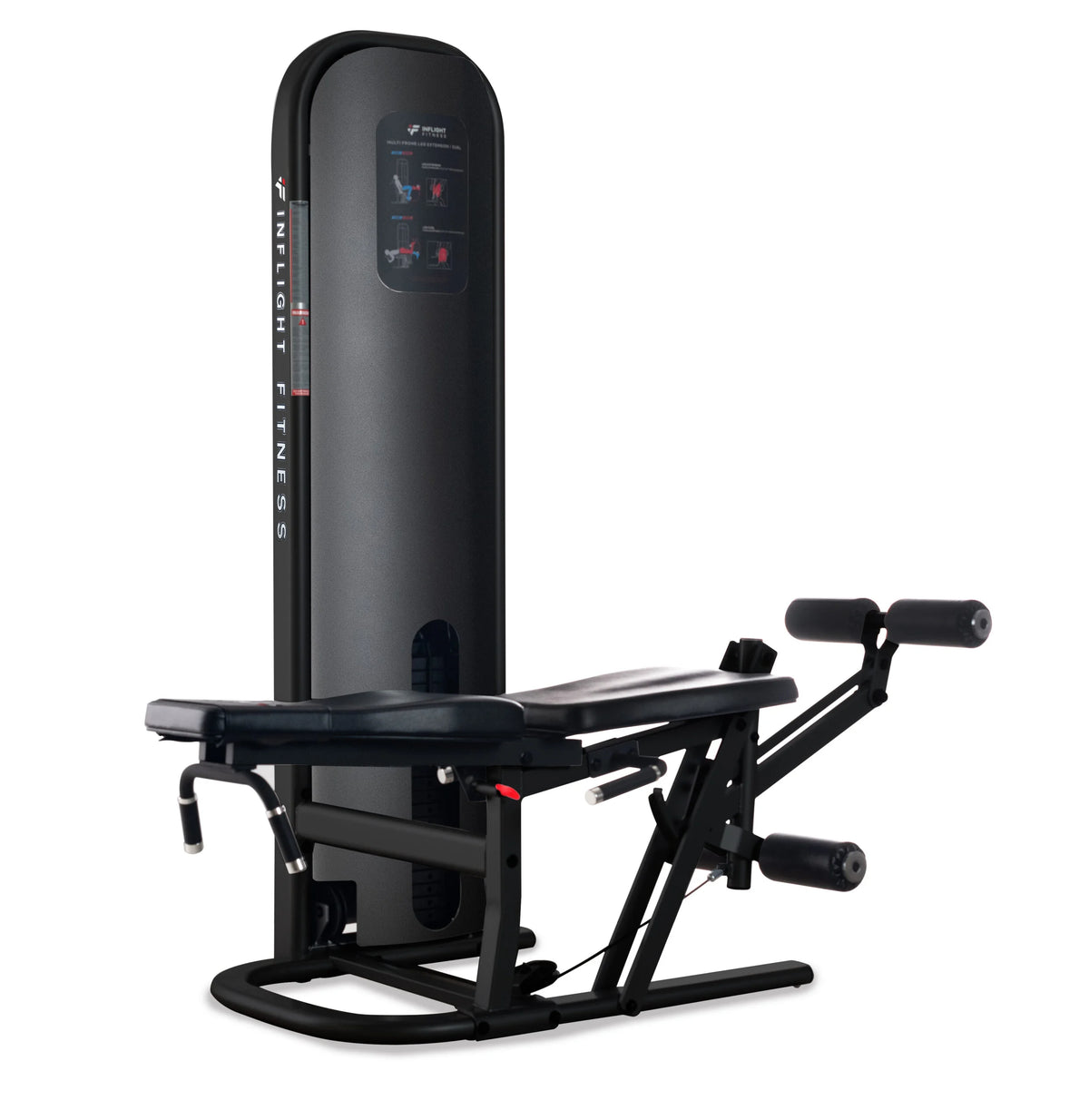 Inflight Fitness Multi Prone Leg Extension Curl Machine - front view