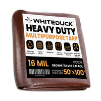 White Duck Outdoors 50' x 100' Super Heavy Duty Poly Tarp