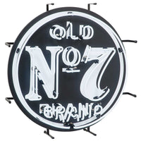 Jack Daniel's Old No. 7 Neon Sign - 24 inch diameter hero shot