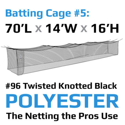 Image of Jugs 15,680ft³ XL Batting Cage Kit #5