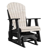 Kanyon Poly 2' Adirondack Glider Chair in poly lumber - hero shot