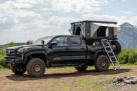 Smittybilt Pop-Up RTT interior showing foam mattress and LED lighting