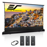 Elite Screens Kestrel Tab-Tension 3 CineGrey 4D Series Projector Screen