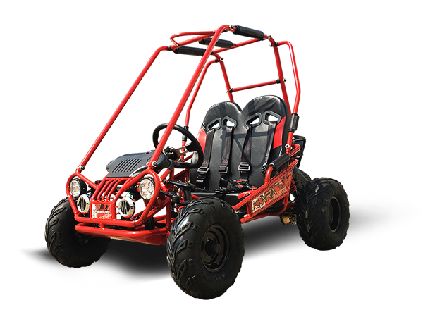 TrailMaster MINI XRX+ Kids Go Kart - overhead or three-quarter view