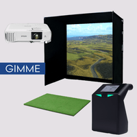 TruGolf LaunchBox Starter 10 2025 Enclosure Gimme Package complete golf simulator bundle