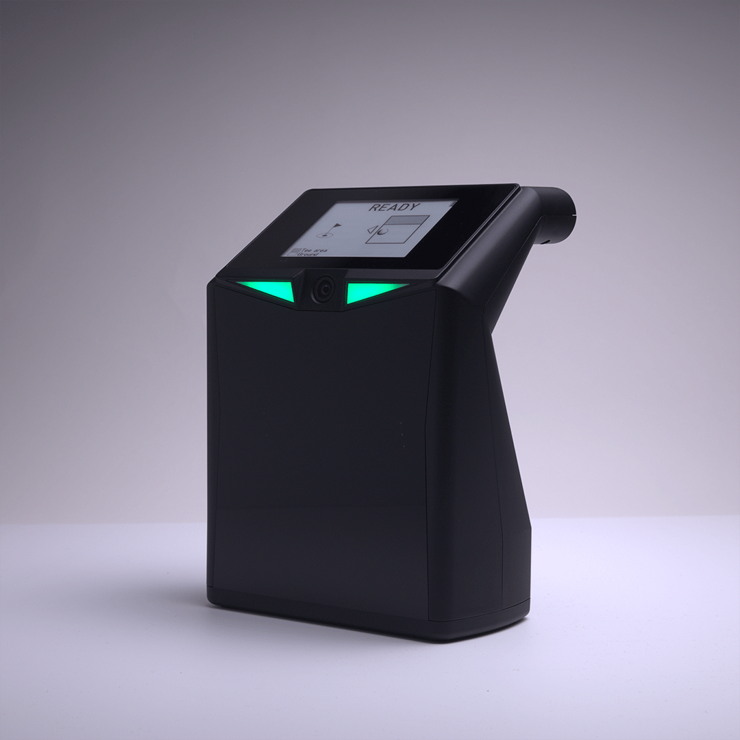 LaunchBox by TruGolf portable golf simulator and launch monitor - front view