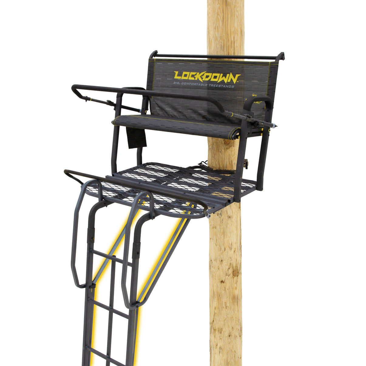 Rivers Edge Lockdown 21ft 2-Man Ladder Stand hero image