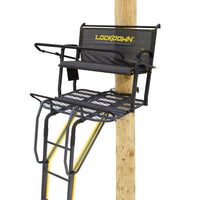 Rivers Edge Lockdown 2-Man 17ft Ladder Stand hero view - full stand
