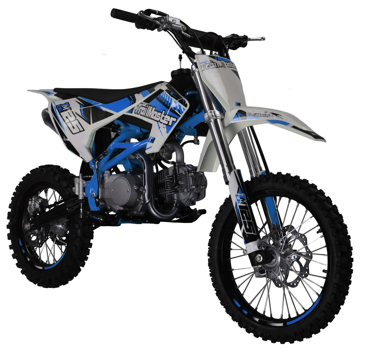 TrailMaster LK125 Pro Series 125cc Dirt Bike - full side view showing motocross styling