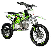 TrailMaster LK140 Pro Series 140cc Dirt Bike hero shot - full side profile view