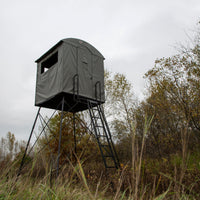 Landmark 600 Tower and Shooting House Combo exterior side view