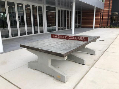 Concrete Ping Pong Table