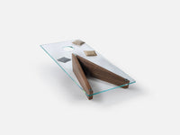 Impatia Lancio Wood & Glass Cornhole Game - Italian Luxury Design