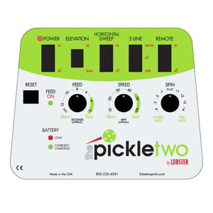 The Pickle Two by Lobster Pickleball Machine