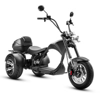Eahora M1P Electric Trike in Black - full side view hero shot