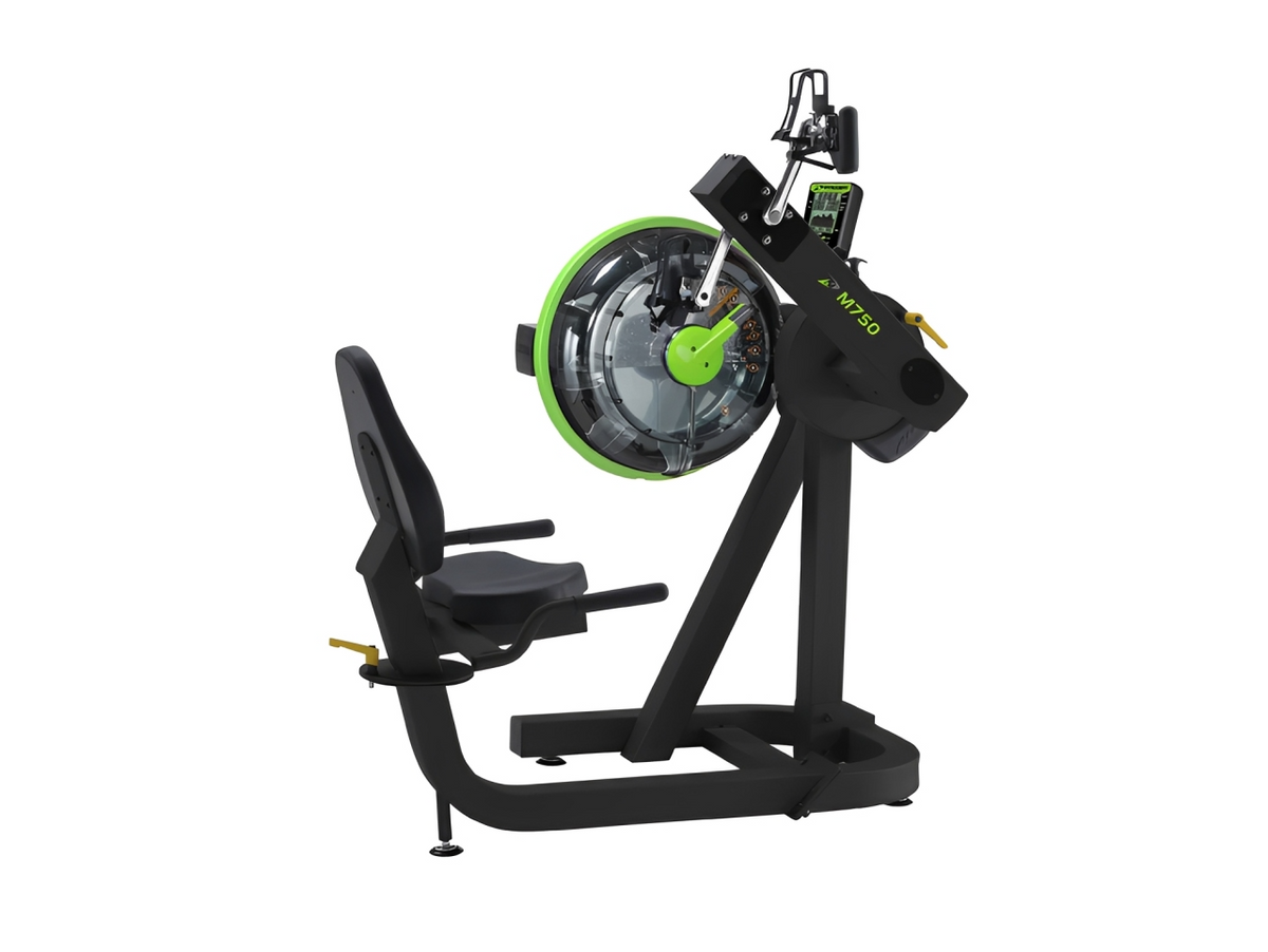 Dynamic Fluid Fitness M750 Cycle XT Recumbent Bike and Upper Body Ergometer - front view