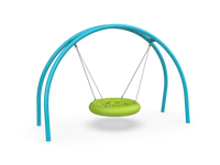 UltraPlay Flying Saucer Swing - wide saucer platform swing for commercial playgrounds