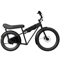 JackRabbit MG Doble Lightweight 2-Up Seat E-Bike, Black