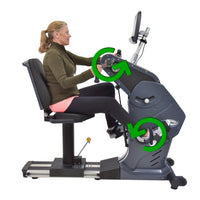 HCI Fitness PhysioMax Total Body Trainer - full view with user