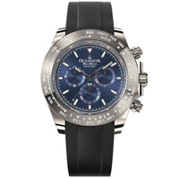 Oceaneva WaveRacer 1000m Mechanical Chronograph Automatic Grade 5 Titanium Watch Dark Blue