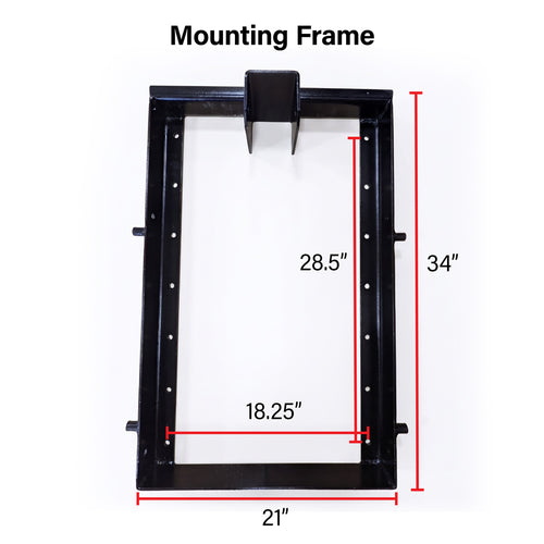 HyperJam wall mount basketball hoop detail view