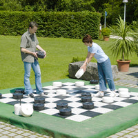 Giant Checkers Set and Board 10'x10' - Includes Large Game Board and Checker Pieces