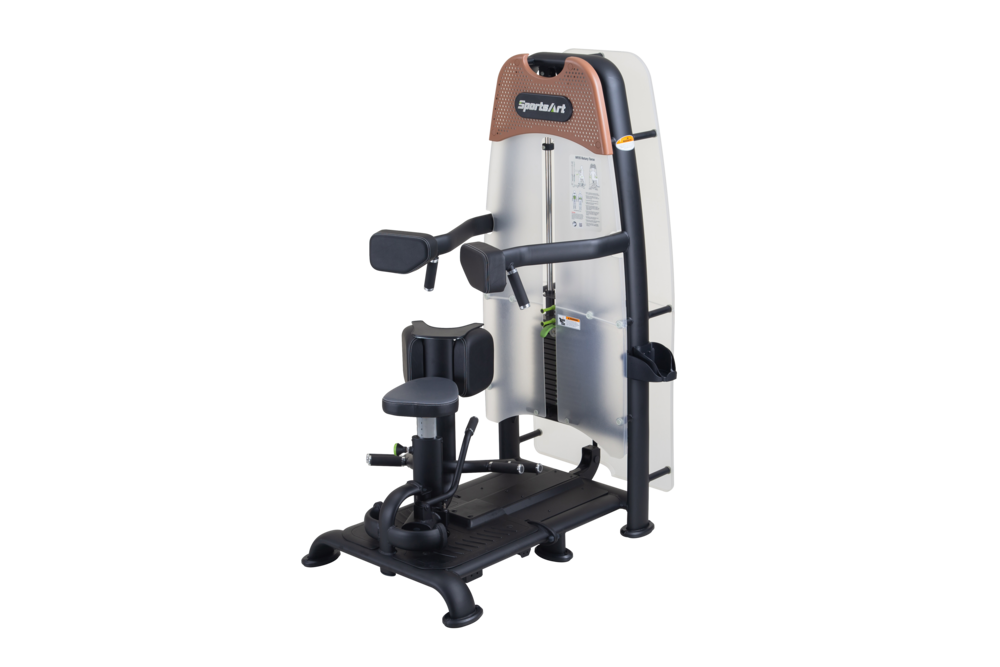 SportsArt N935 Status Series Rotary Torso selectorized strength machine - full view