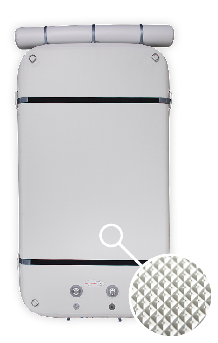 NautiBuoy Sport Diamond Platform - hero product shot showing diamond PVC design