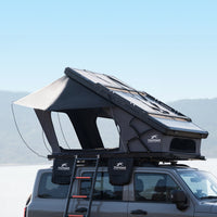 TOPOAK Nebula hard shell rooftop tent mounted on vehicle - hero shot