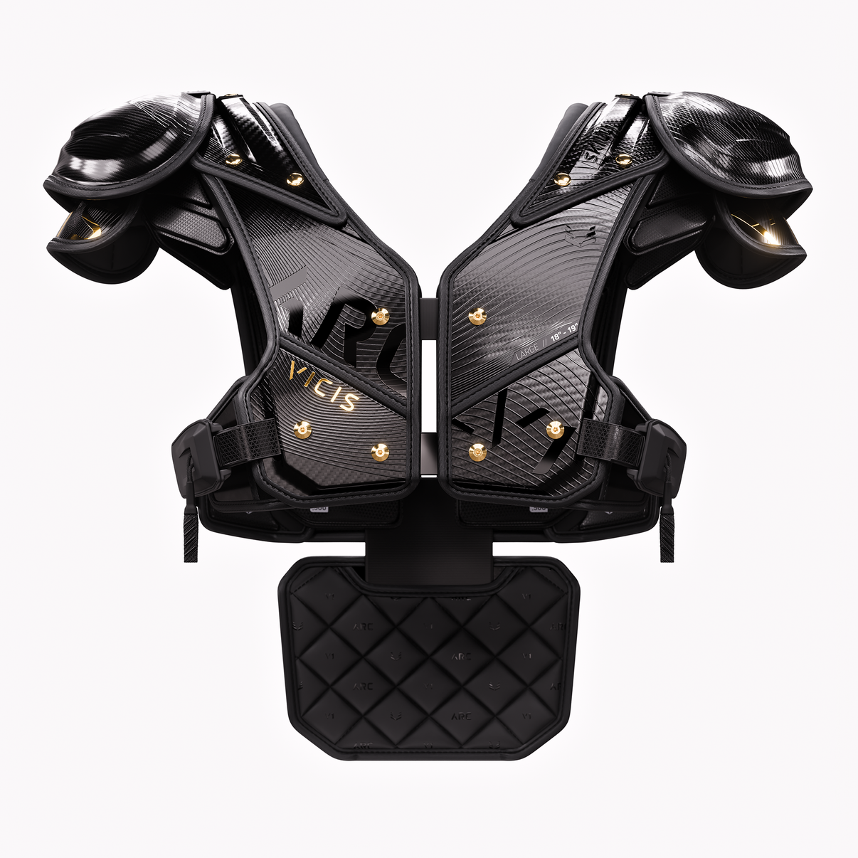 VICIS ARC_V1 Elite Trench Shoulder Pads - Front View