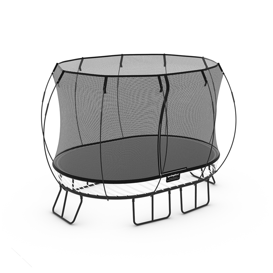 Springfree Medium Oval Trampoline 8ft x 11ft - Classic Color