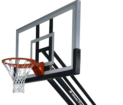 Image of Bison Ultimate Hangtime Clear 6" Adjustable In-Ground Basketball Hoop