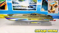 Oxidean Marine Animal Cat II EQ Twin Cat RTR RC Boat in Carbon/Kevlar - hero product view