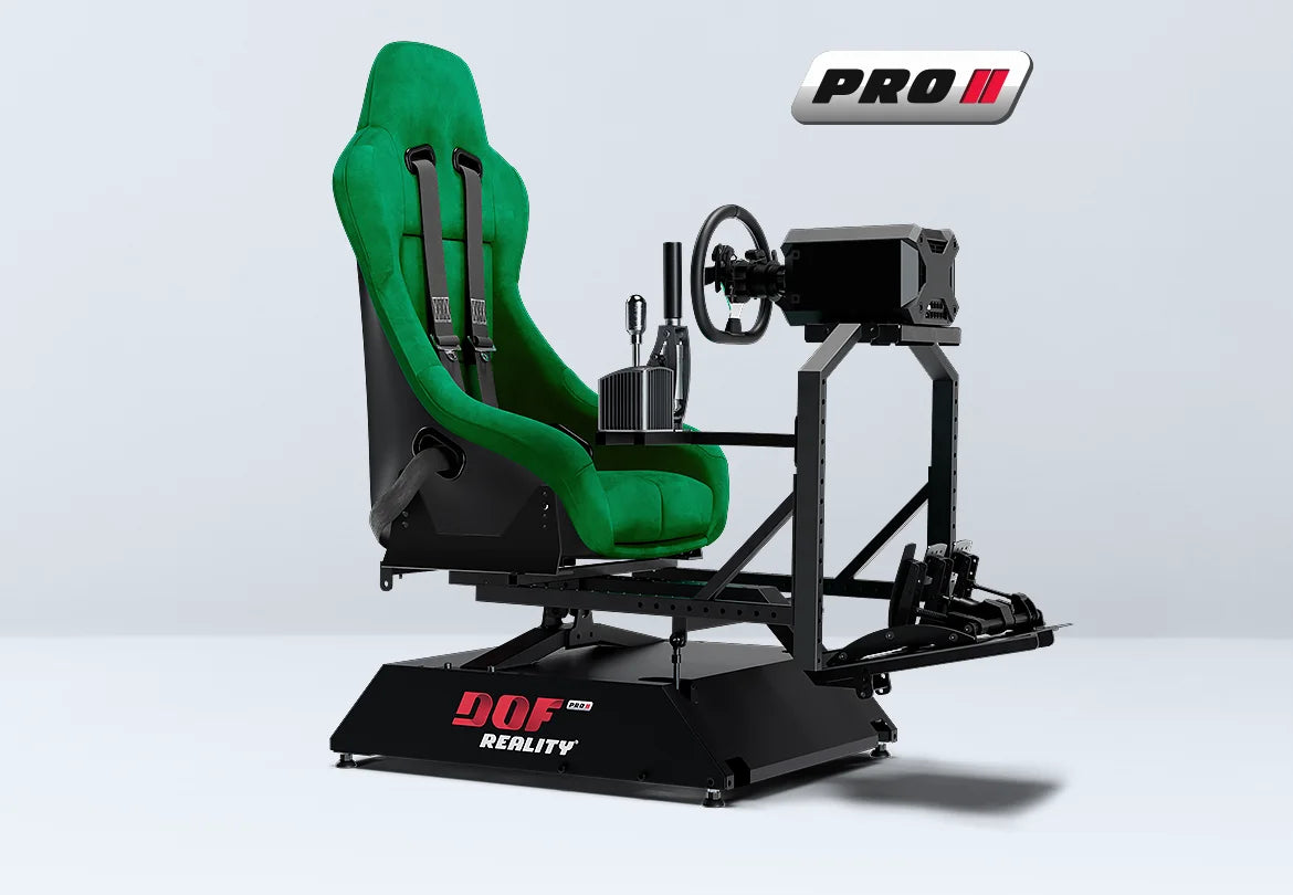 DOF Reality P2 PRO 2-Axis Motion Racing Simulator Platform - front view