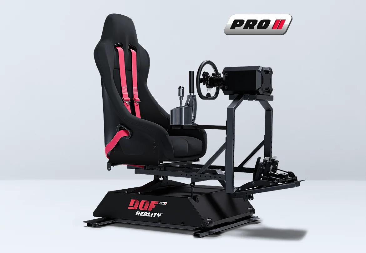 DOF Reality P3 PRO 3-Axis Motion Racing Simulator Platform - front view
