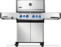Napoleon Prestige 500 RSIB Gas Grill - full hero view in stainless steel