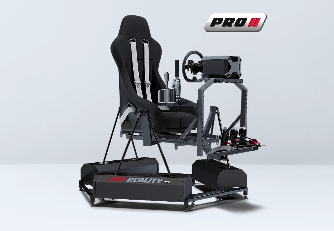 DOF Reality P6 PRO 6-Axis Motion Racing Simulator Platform - front view