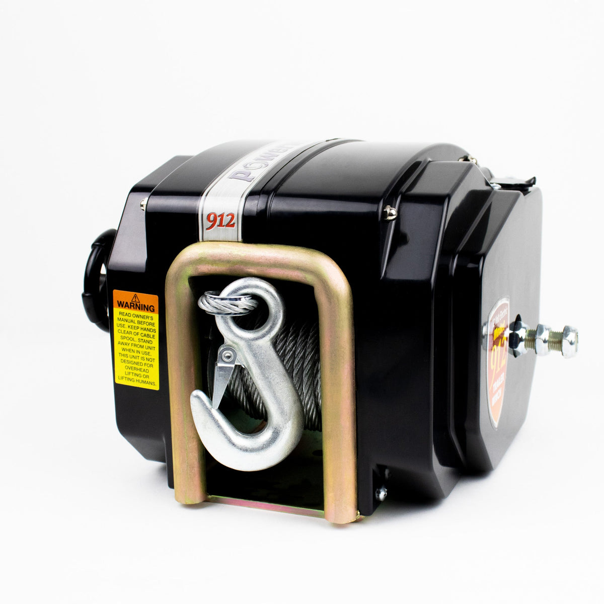 Powerwinch 912 Trailer Winch - 12V Power-In Freewheel-Out with Stainless Steel Cable