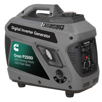 Cummins Onan P2500i Inverter Generator - EPA compliant portable generator with LED display