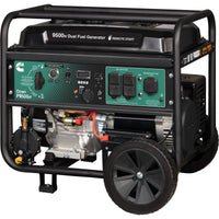 Cummins Onan P9500df Dual-Fuel Portable Generator 9500W - front view