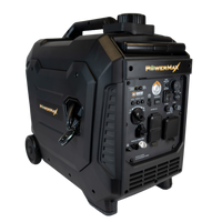 PowerMax PMG-50DFiRCO 5,000-watt dual-fuel RV-ready inverter generator - hero view