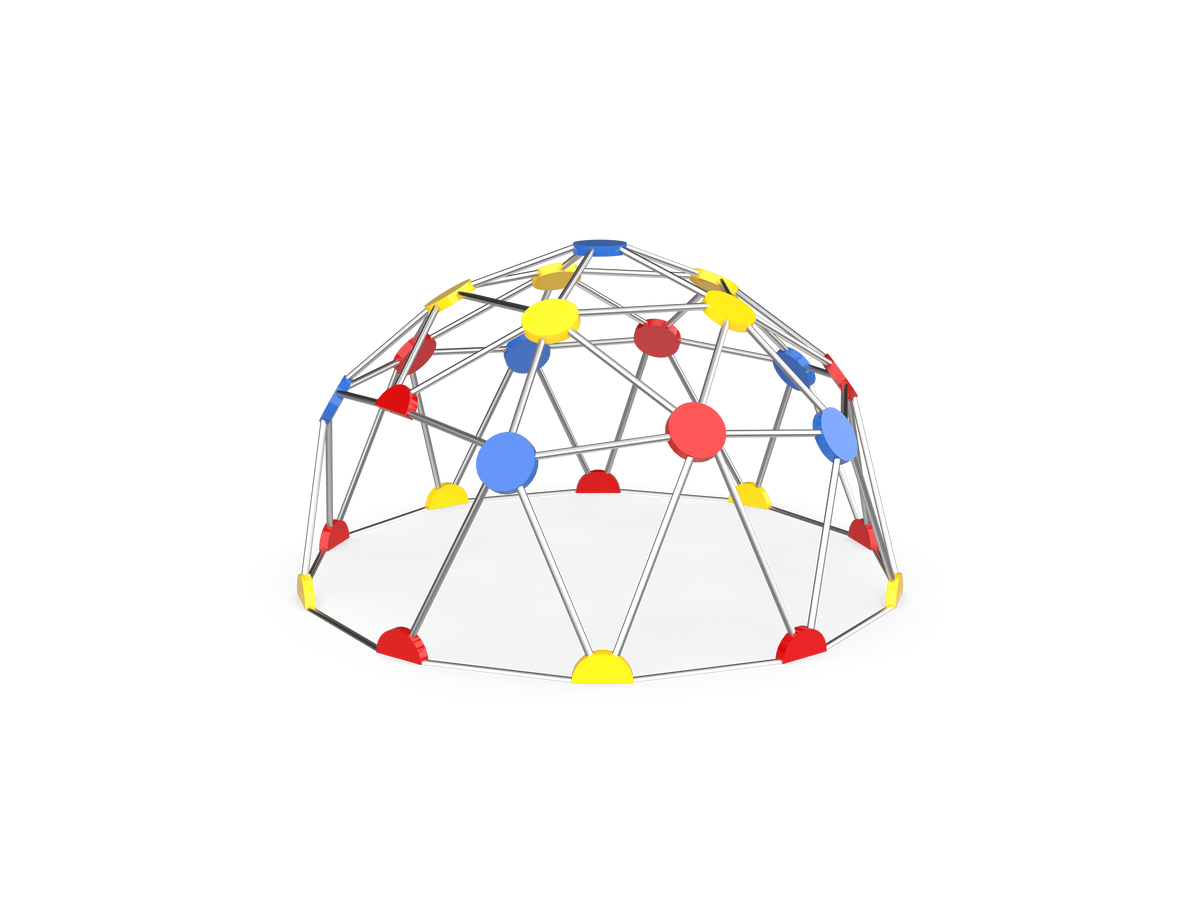 UltraPlay GeoDome commercial playground dome climber - full view
