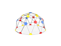 UltraPlay GeoDome commercial playground dome climber - full view