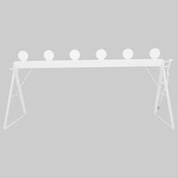 MGM Targets Deluxe Plate Rack with Bianchi 20-inch spacing - full front view