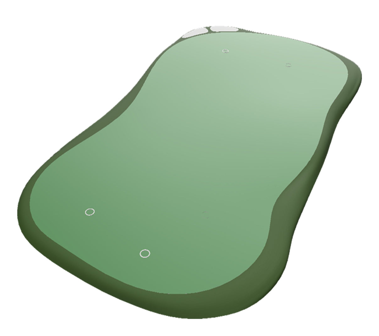 TopGreens Prelude Putting Green - 10.1 ft x 17.4 ft compact practice green with elegant undulations