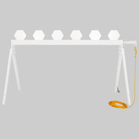 MGM Sportsman Plate Rack full view with 6 resetting HEXALLOY 550 steel plates
