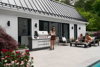 Napoleon Prestige PRO 665 Elite Gas Grill - Full View in Stainless Steel