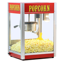 Theater Pop 4-12 Ounce Popcorn Machine with Cart by Paragon Concessions