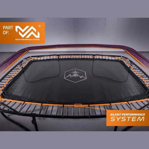 Image of Performer 15ft x 10ft Rectangle Above Ground Trampoline by North
