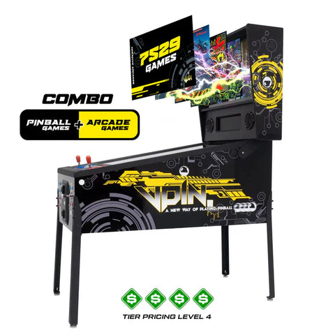 Image of The Pincade Combo by Creative Arcades | Pinball & Arcade All-In-One Machine | 2 Player